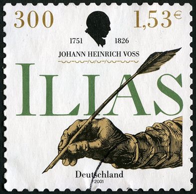 Alemanha - 2001 - Johann Heinrich Voss - 300Pf