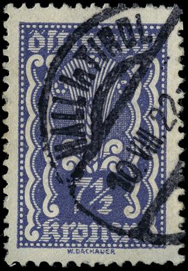 Austria - 1922 - Simbolos - 7.5K