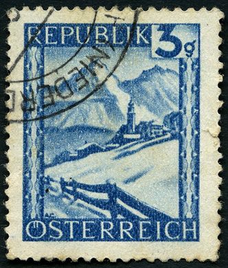 Austria - 1945 - Paisagens - Lermoos - 3G