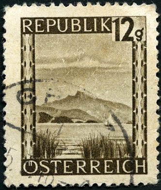 Austria - 1945 - Paisagens - Schafberg - 12G