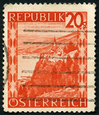 Austria - 1947 - Paisagens - Gebhardsberg - 20G