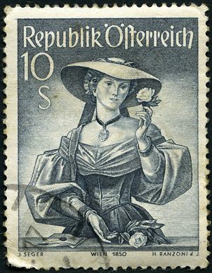 Austria - 1948 - Trajes Regionais - Viena 1850 - 10Sch