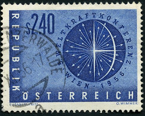 Austria - 1956 - Conferencia Mundial Energia Viena - 2.40S