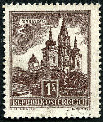 Austria - 1957 - Edificios - Mariazell Basilica - 1Sch