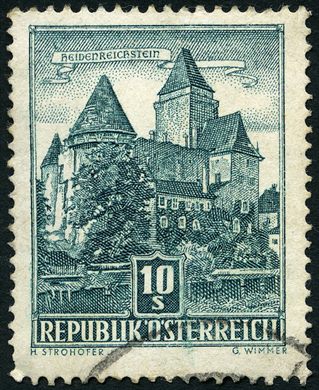 Austria - 1957 - Edificios - Heidenreichstein - 10Sch
