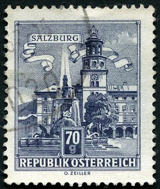 Austria - 1962 - Edificios - Salzburg Residenzbrunnen - 70G
