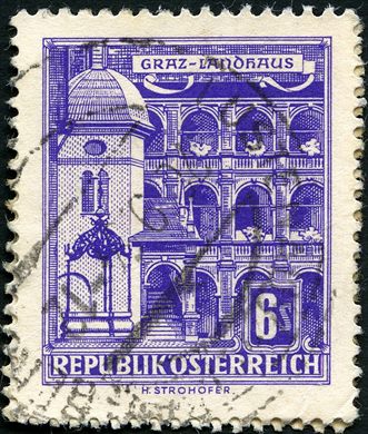 Austria - 1962 - Edificios - Graz Landhaus - 6Sch