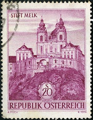 Austria - 1963 - Monumentos - Stift Melk - 20Sch