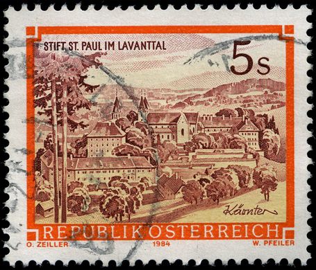 Austria - 1984 - Mosteiros - Stift St Paul Lavanttal - 5Sch