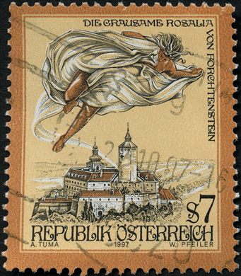 Austria - 1997 - Lendas - Rosalia de Forchtenstein - 7Sch