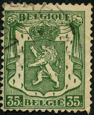 Belgica - 1935 - Pequeno Brasao - 35C