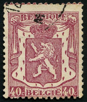 Belgica - 1935 - Pequeno Brasao - 40C