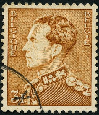 Belgica - 1936 - Leopoldo III Poortman - 3F