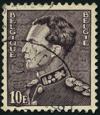 Belgica - 1936 - Leopoldo III Poortman - 10F