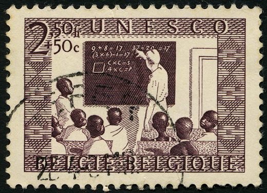 Belgica - 1951 - UNESCO - Educacao - 2.50Fplus50c
