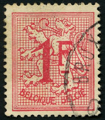Belgica - 1951 - Leao Heraldico - 1F