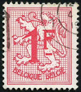 Belgica - 1951 - Leao Heraldico - 1F
