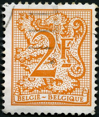 Belgica - 1951 - Leao Heraldico - 2F