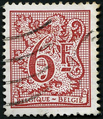 Belgica - 1951 - Leao Heraldico - 6F