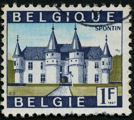 Belgica - 1967 - Turismo - Castelo de Spontin - 1F