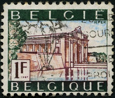 Belgica - 1967 - Turismo - Porta de Menin Ieper - 1F