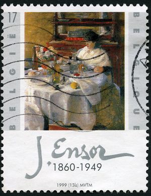 Belgica - 1999 - Pintor James Ensor - 17F