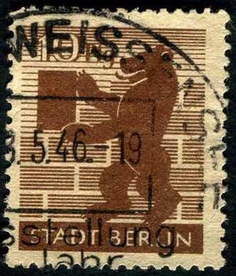 Berlim Brandeburgo - 1945 - Stadt Berlin - 10Pf