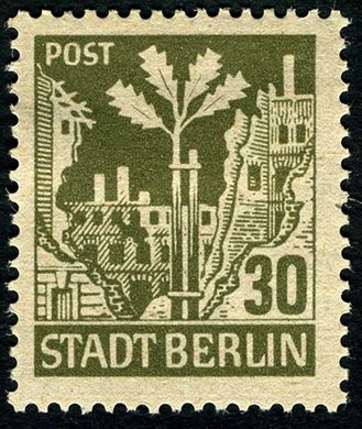 Berlim Brandeburgo - 1945 - Stadt Berlin - 30Pf