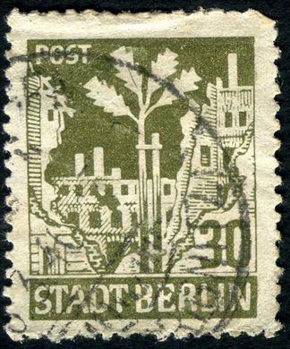 Berlim Brandeburgo - 1945 - Stadt Berlin - 30Pf