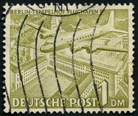 Berlim Ocidental - 1949 - Edificios de Berlim I - Tempelhof - 1DM