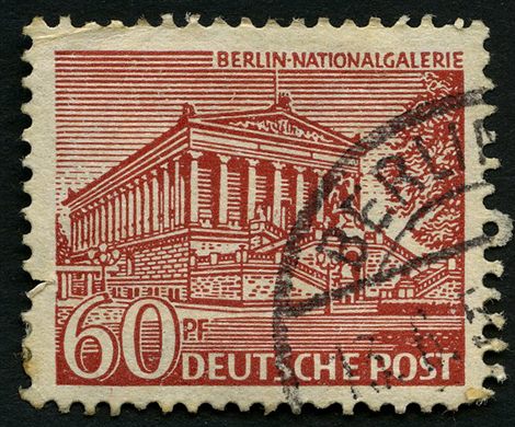 Berlim Ocidental - 1949 - Edificios de Berlim I - Nationalgalerie - 60Pf