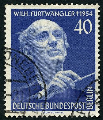 Berlim Ocidental - 1955 - Wilhelm Furtwaengler - 40Pf