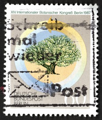 Berlim Ocidental - 1987 - XIV Congresso Botanico Internacional - Carvalho - 60Pf