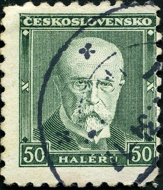 Checoslovaquia - 1930 - TG Masaryk 80 Anos - 50h