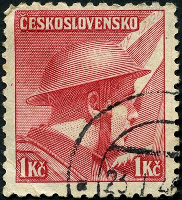 Checoslovaquia - 1945 - Soldados Aliados Capacete - 1Kc