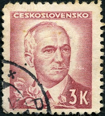 Checoslovaquia - 1945 - Edvard Benes - 3K