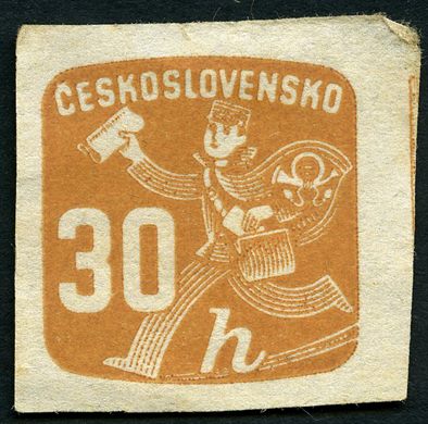 Checoslovaquia - 1945 - Selos Jornais Mensageiro - 30h
