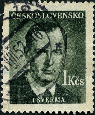 Checoslovaquia - 1949 - Jan Sverma - 1Kcs