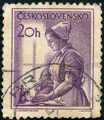 Checoslovaquia - 1954 - Profissoes Enfermeira - 20h