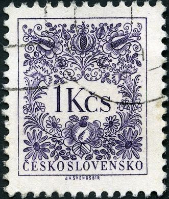 Checoslovaquia - 1955 - Porteado Floral - 1Kcs