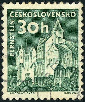 Checoslovaquia - 1960 - Castelos Pernstejn - 30h