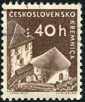Checoslovaquia - 1960 - Castelos Kremnica - 40h