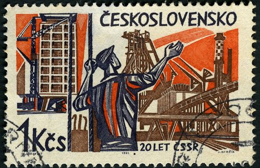 Checoslovaquia - 1965 - 20 Anos RSCS - 1Kcs