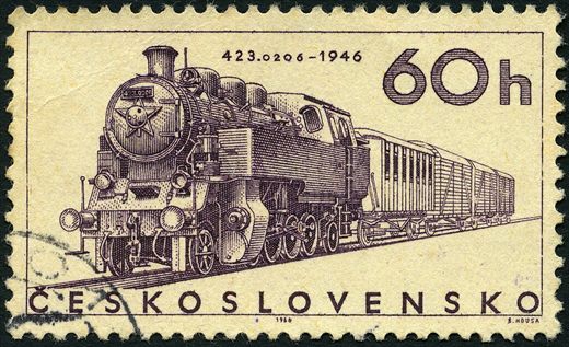 Checoslovaquia - 1966 - Locomotivas - Locomotiva 423.0206 - 60h