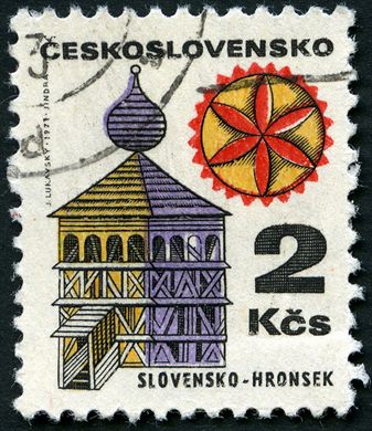 Checoslovaquia - 1971 - Edificios Regionais Slovensko Hronsek - 2Kcs