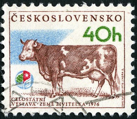 Checoslovaquia - 1976 - Exposicao Zeme Zivitelka - Vaca - 40h