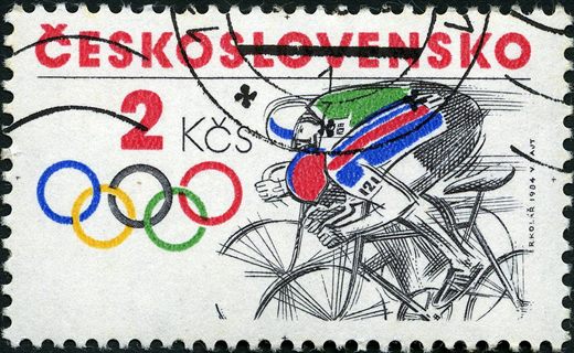 Checoslovaquia - 1984 - XXIII Jogos Olimpicos de Verao Los Angeles - Ciclismo - 2Kcs