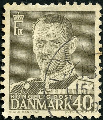 Dinamarca - 1950 - Frederik IX - 40Ore