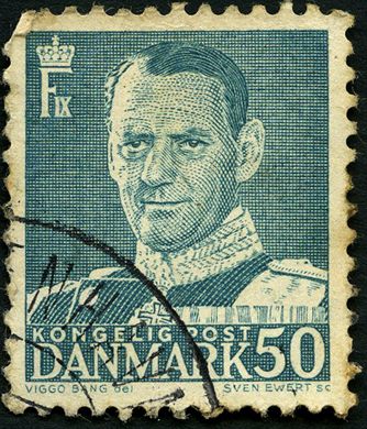 Dinamarca - 1950 - Frederik IX - 50Ore