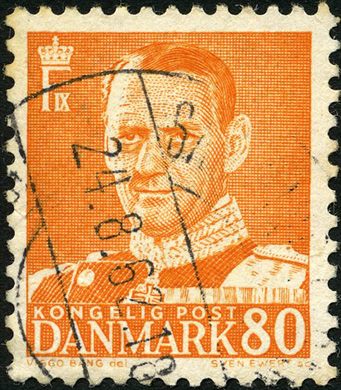 Dinamarca - 1950 - Frederik IX - 80Ore